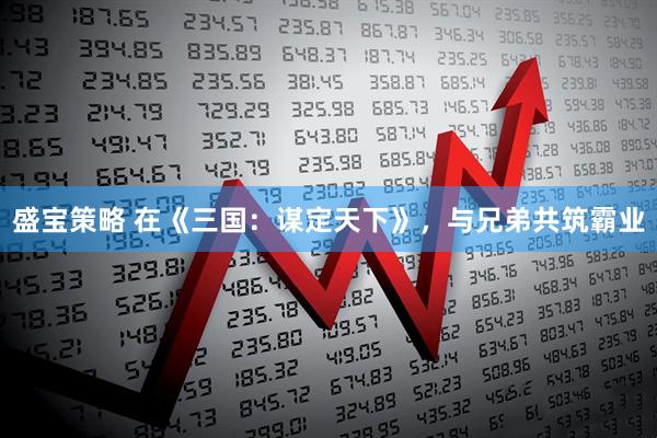 盛宝策略 在《三国：谋定天下》，与兄弟共筑霸业
