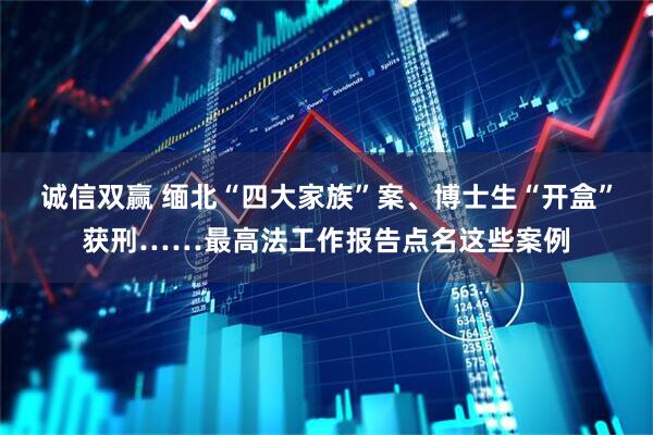 诚信双赢 缅北“四大家族”案、博士生“开盒”获刑……最高法工作报告点名这些案例