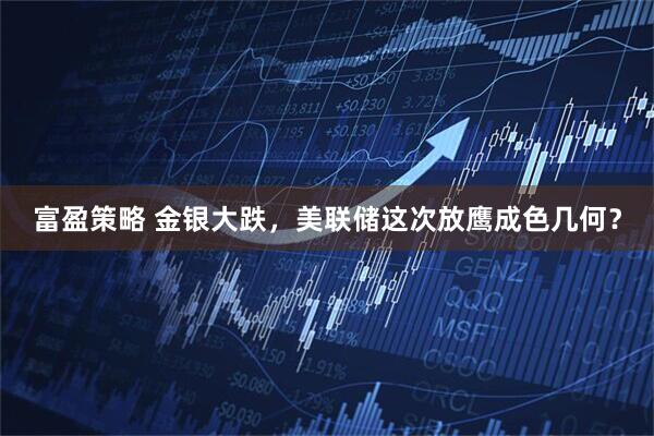 富盈策略 金银大跌，美联储这次放鹰成色几何？
