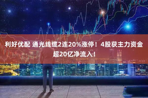 利好优配 通光线缆2连20%涨停！4股获主力资金超20亿净流入！